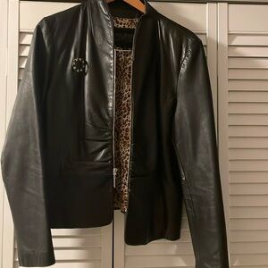 Woman’s leather jacket